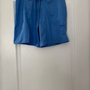 Women’s Light Blue Drawstring Swim or Running Shorts